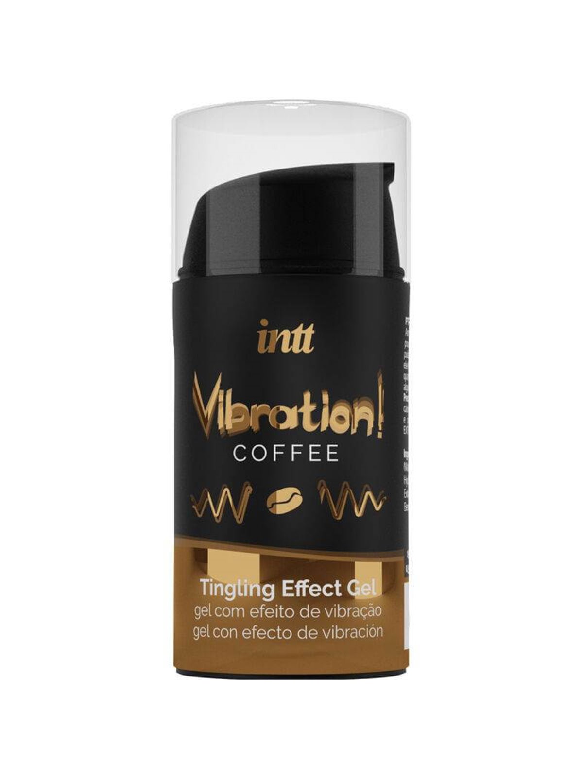Intt - Powerful Intimate Stimulant Liquid Vibrating Gel Caf 15ML
