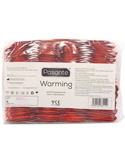 Pasante - Condoms Warming Effect Bag 144 Units
