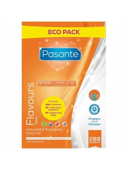 Pasante - Condoms Eco Pack Flavors Bag 288 Units
