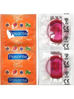 Pasante - Condoms Flavor Strawberry Bag 144 Units