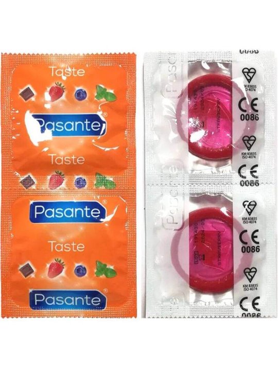 Pasante - Condoms Flavor Strawberry Bag 144 Units