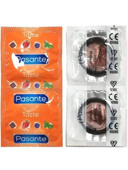 Pasante - Condoms Flavor Chocolate Temptation Bag 144 Units