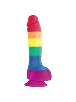 Ns Novelties - Fallo Realistico Vaginale Anale con Ventosa Pride Edition 6 Inch Dildo