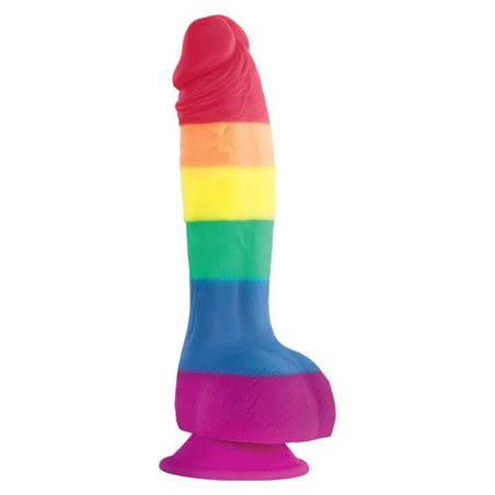 Ns Novelties - Fallo Realistico Vaginale Anale con Ventosa Pride Edition 6 Inch Dildo