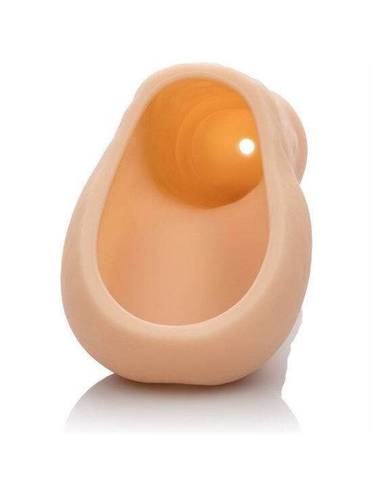 CalExotics Stand To Pee Packer - Pene Realistico per Urinare in Piedi - Avorio