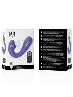 Mr Boss- Josef Pulsation & Vibration Remote Control For Couples