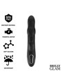 Brilly Glam Moebius - Vibratore Rabbit in Silicone con Testa Rotante - Nero