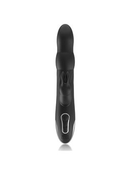 Brilly Glam Moebius - Vibratore Rabbit in Silicone con Testa Rotante - Nero
