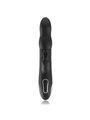 Brilly Glam Moebius - Vibratore Rabbit in Silicone con Testa Rotante - Nero