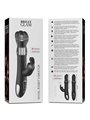 Brilly Glam Moebius - Vibratore Rabbit in Silicone con Testa Rotante - Nero
