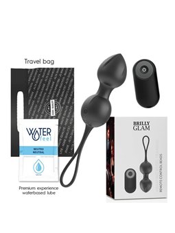 Brilly Glam - Vibrating Kegel Beads Remote Control