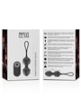 Brilly Glam Vibrating Kegel Training - Palline Vaginali Vibranti con Telecomando - Nero