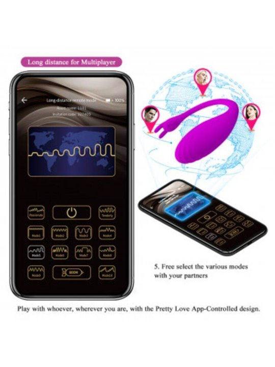 Pretty Love Catalina Massager Free App - Purple