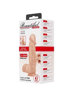 Baile Catoblepas - Pene Realistico Flessibile con Testicoli e Ventosa 20,6 CM