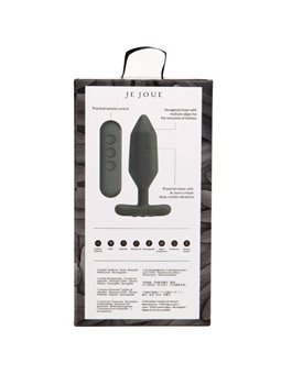 Je Joue - Onyx Anal Plug Vibrating Black