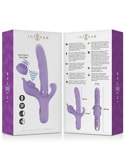 Intense - Billie Multifunction Rechargeable Vibrator Suction & Pulsing Purple