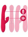 Intense - Dua Multifunction Rechargeable Vibrator Up & Down With Red Tongue
