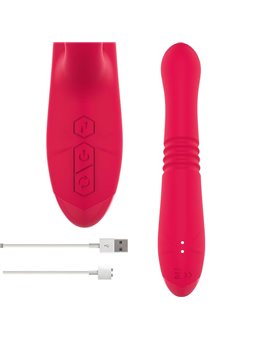 Intense - Dua Multifunction Rechargeable Vibrator Up & Down With Red Tongue