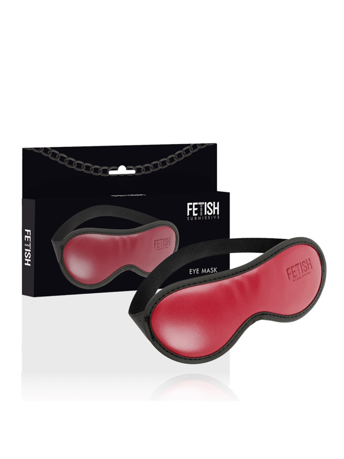 Fetish Submissive Dark Room - Vegan Leather Mask with Neoprene Lining