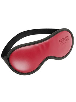 Fetish Submissive Dark Room - Vegan Leather Mask with Neoprene Lining