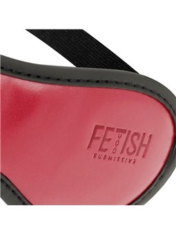 Fetish Submissive Dark Room - Vegan Leather Mask with Neoprene Lining