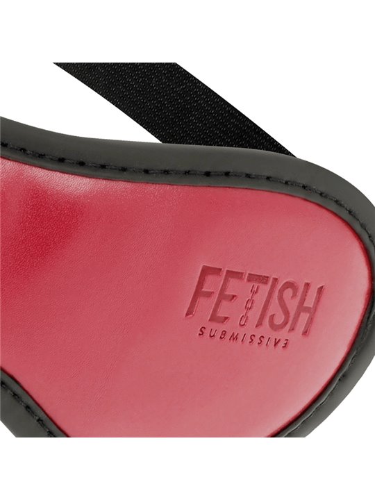 Fetish Submissive Dark Room - Vegan Leather Mask with Neoprene Lining