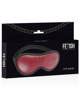 Fetish Submissive Dark Room - Vegan Leather Mask with Neoprene Lining