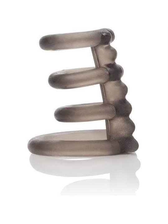 CalExotics Support Master Triple Smooth - Anello Fallico Triplo in Silicone
