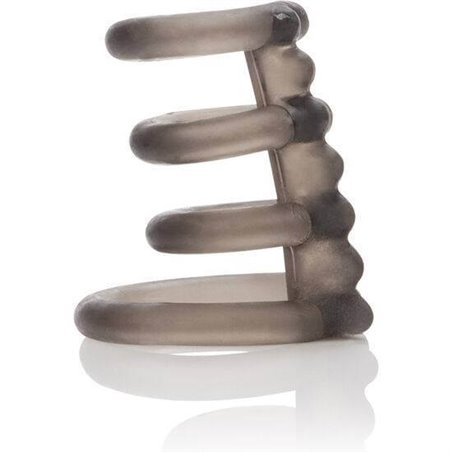 CalExotics Support Master Triple Smooth - Anello Fallico Triplo in Silicone