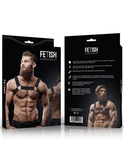 Fetish Submissive Attitude - Adjustable Neoprene Chest Sports Harness For Men