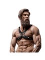 Fetish Submissive Attitude - Men'S Adjustable Eco-Leather Cross Chest Bulldog Harness