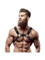 Fetish Submissive Attitude - Men'S Adjustable Eco-Leather Chest Bulldog Harness