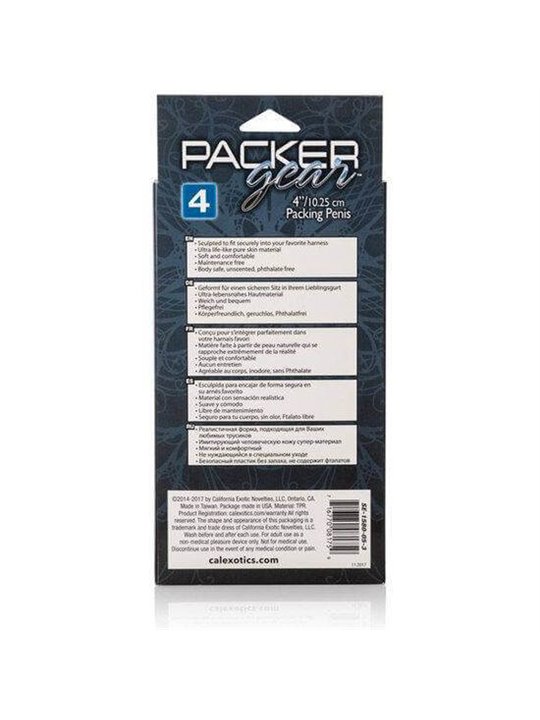 CalExotics Packer Gear 4 - Dildo Realistico Strap-On 10,25 CM - Avorio