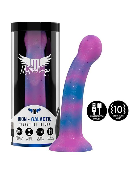 Mythology Dion Galactic Dildo S - Vibrator Watchme Wireless Technology Compatible