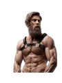 Fetish Submissive Attitude - Men'S Eco-Leather Chest Harness With Studs