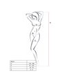 Passion - Woman Bs014 Red Bodystocking One Size