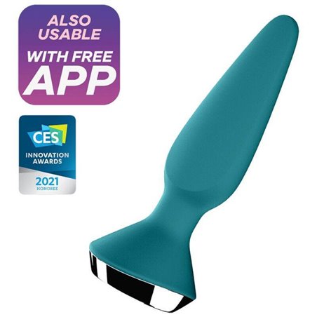 Satisfyer Plug ilicious 1 - Vibratore Anale Verde con App Gratuita