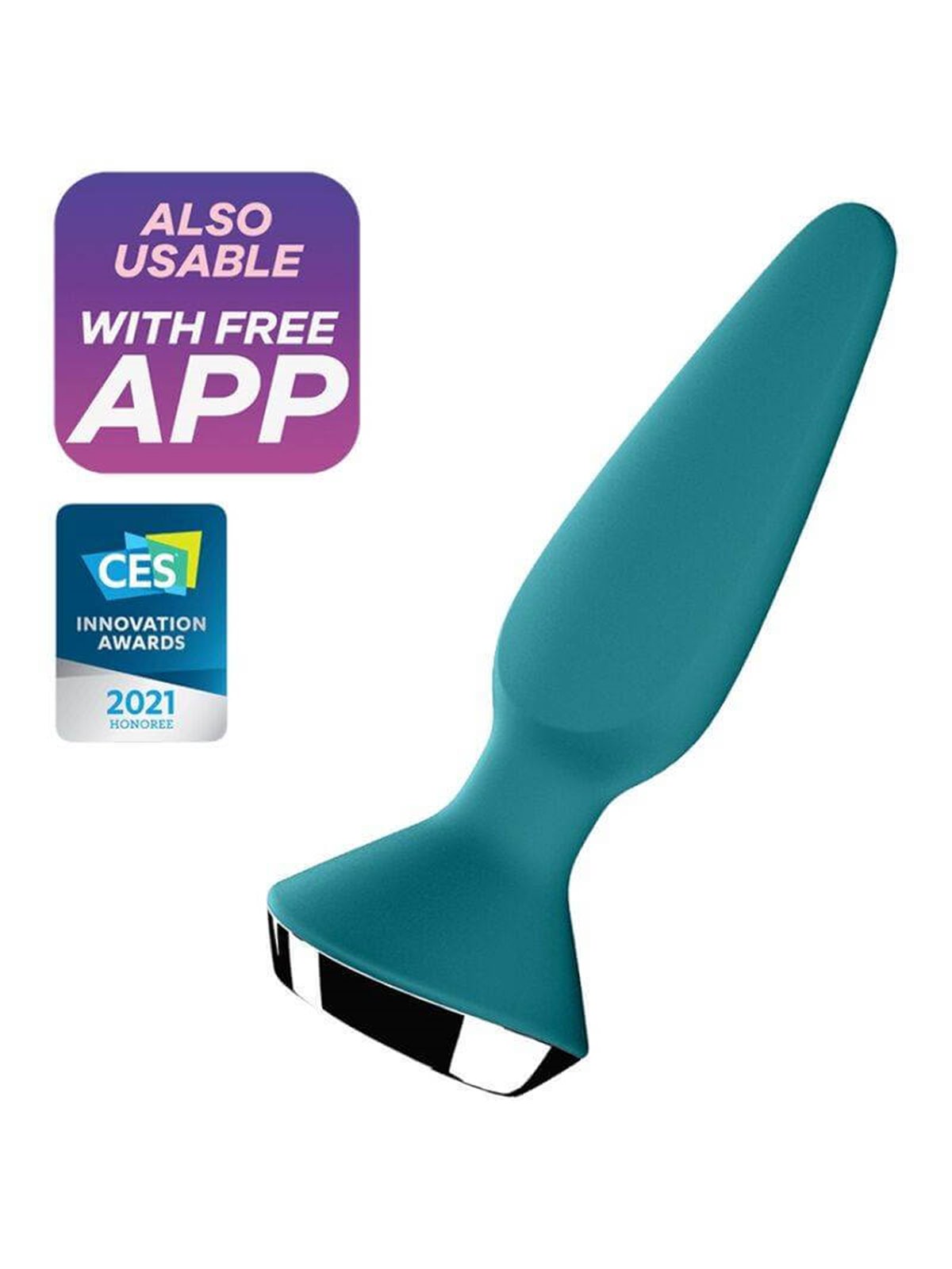 Satisfyer Plug ilicious 1 - Vibratore Anale Verde con App Gratuita
