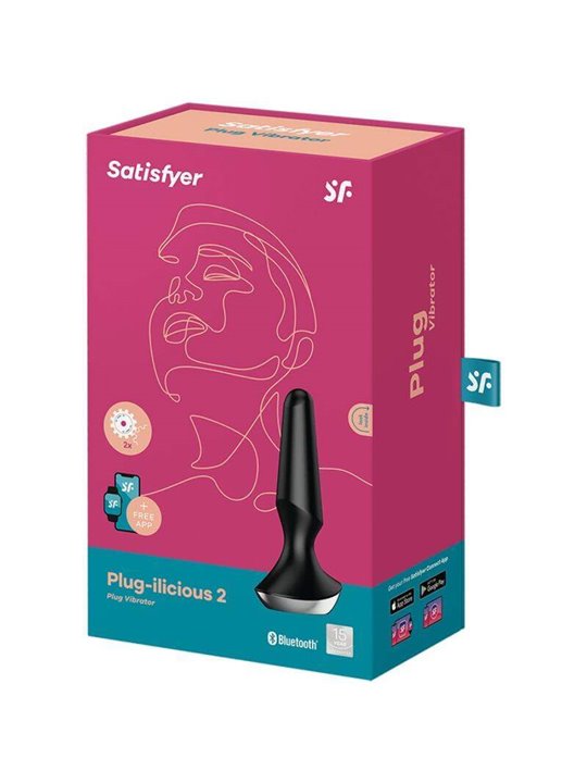 Satisfyer - Vibratore Anale Plug ilicious 2 Black