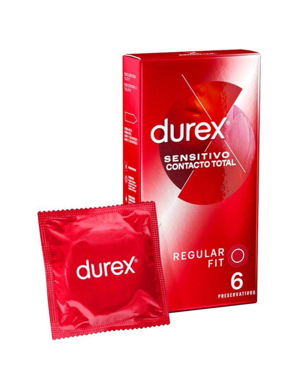 Durex - Preservativi Sensitive Contatto Totale 6 Unità