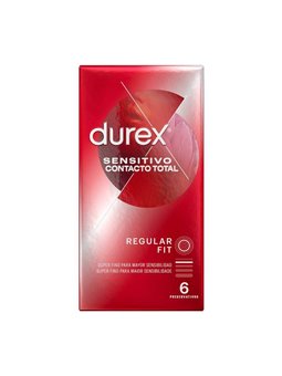 Durex - Preservativi Sensitive Contatto Totale 6 Unità
