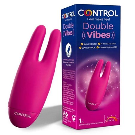 Control Double Vibes - Stimolatore Clitorideo 5 Velocità