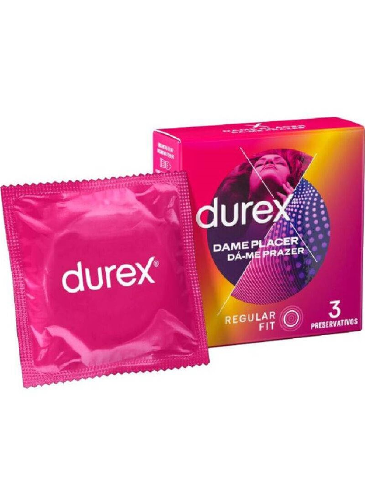 Durex - Preservativi Stimolanti Dame Placer 3 Unità