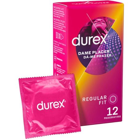 Durex - Preservativi Stimolanti Dame Placer 12 Unità