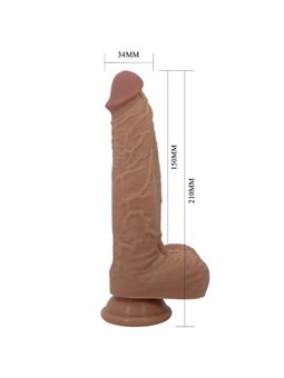 Pretty Love - Jonathan Silicone Dildo 3 Vibrations + 3 Insertion Measurements Remote Control 21 CM