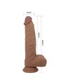 Pretty Love - Dildo Jonathan Silicone 3 Vibration + 3 Thrusting Functions Remote Control 21 CM