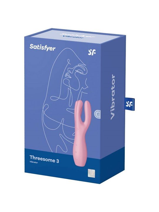 Satisfyer Threesome 3 Vibrator - Pink