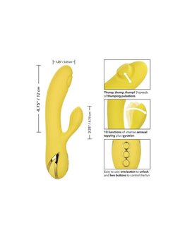 CalExotics San Diego Seduction - Vibratore Rabbit con Stimolatore Rotante