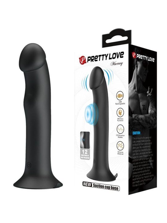 Pretty Love - Murray Vibrator and Clitoris Sucker Black