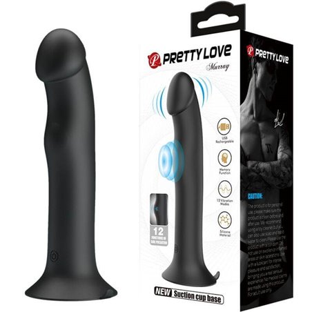 Pretty Love - Murray Vibrator and Clitoris Sucker Black